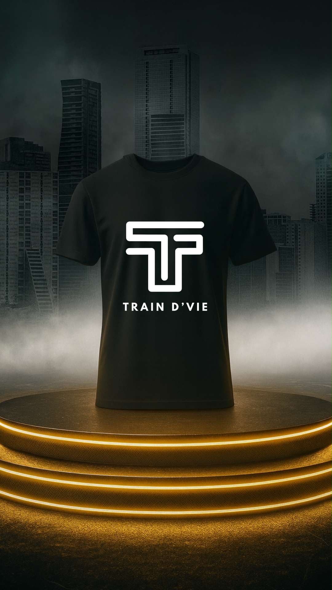 T-shirt TF noir